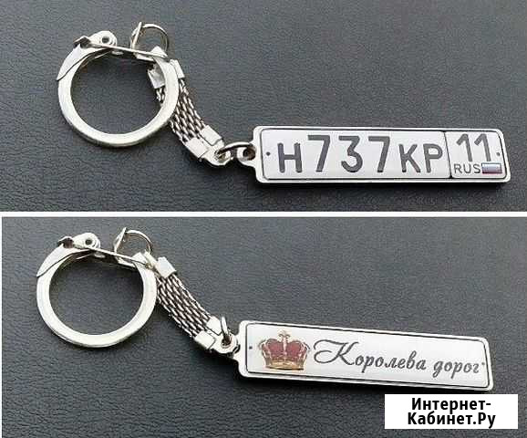 Брелок с гос.номером Сыктывкар - изображение 1