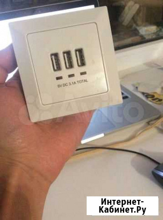 Розетка с встроенными разъемами usb Нефтекамск - изображение 1