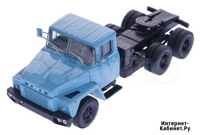 Краз-252 седельный тягач (1979-1990), голубой Москва - изображение 1