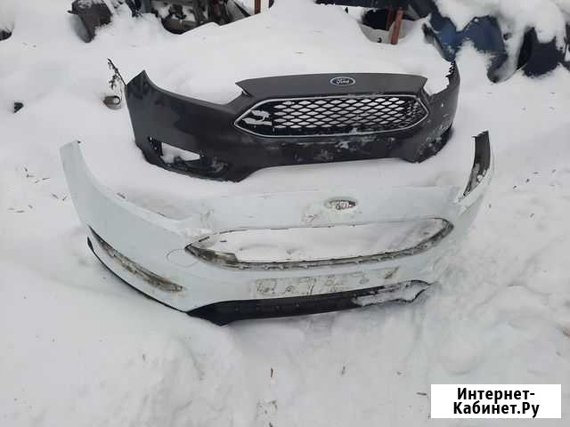 Передний бампер, юбка Ford Focus 3 2017 Рестайлинг Челябинск - изображение 1