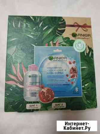 Набор garnier мицеллярная вода + тканевая маска Мурино