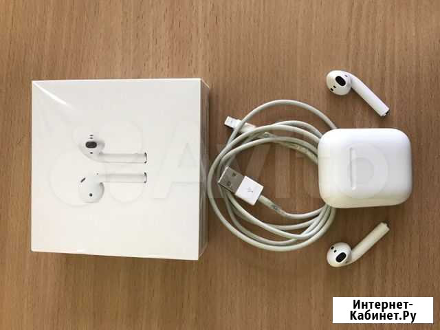 Наушники Apple Airpods 1 (оригинал) Екатеринбург - изображение 1