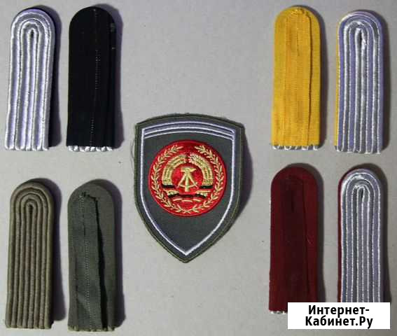 Нашивка и погоны армии гдр - 4 разных комплекта Уфа - изображение 1
