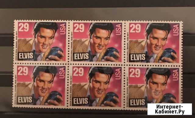 Сцепка из 6 -ти марок Elvis (США) Сочи - изображение 1