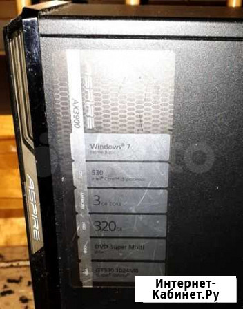 Acer AX3900 Intel i3 Обнинск - изображение 1