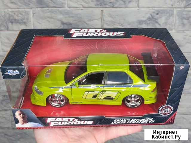 Модель Mitsubishi lancer evolution Vll форсаж 1:24 Тольятти - изображение 1