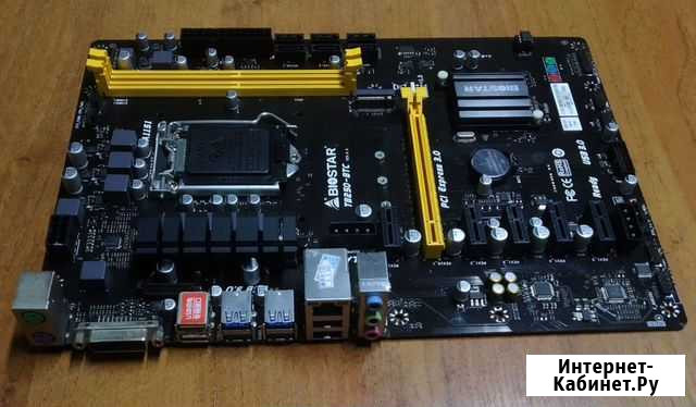 Материнская плата Biostar TB250-BTC для майнинга Брянск - изображение 1
