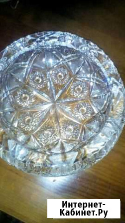 Хрустальная пепельница (новая) Балашов - изображение 1
