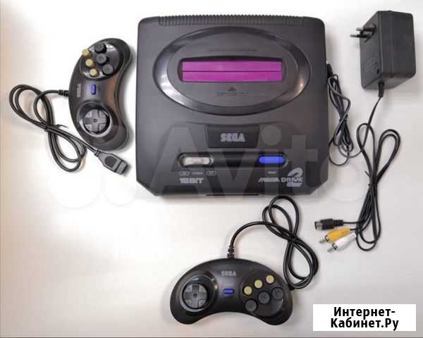 Игровая приставка Sega mega drive II + 4 игры Казань - изображение 1