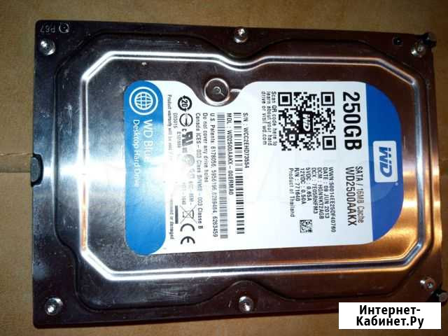HDD 250Gb SATA Набережные Челны - изображение 1
