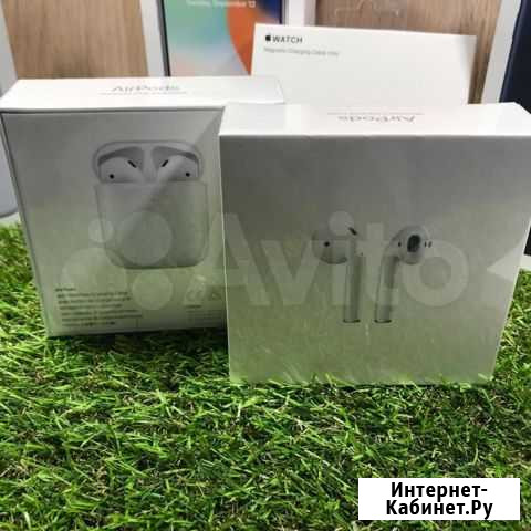 Новые наушники Apple Airpods 2 TWS mrxj2RU/A Иркутск - изображение 1
