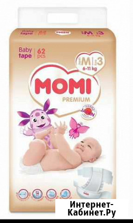 Подгузники momi 6-11кг Красноярск - изображение 1