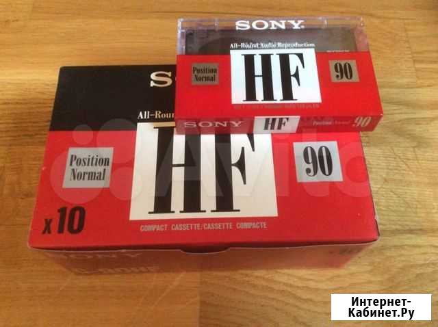 Блок кассет Sony HF-90 10 штук Лесной Городок - изображение 1