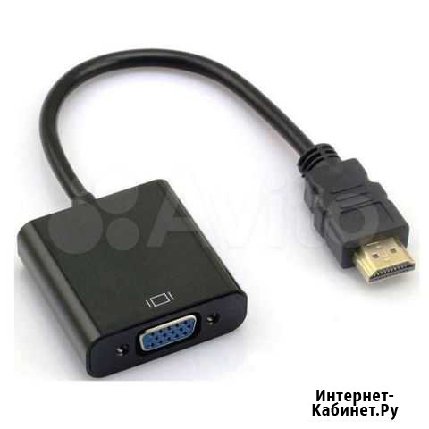 Конвертер-адаптер hdmi-VGA без звука Нижний Новгород - изображение 1