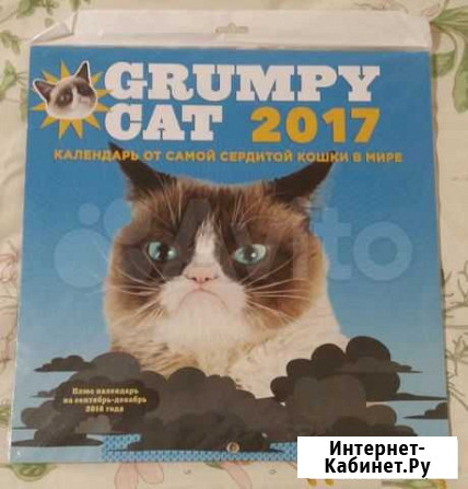 Новый календарь Grumpy Cat 2017 Санкт-Петербург - изображение 1