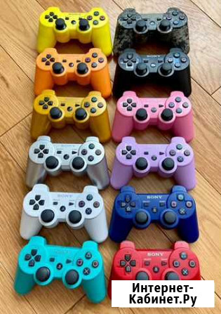 Sony PS3 дуалшок Playstation3 хаки цветные Уфа - изображение 1
