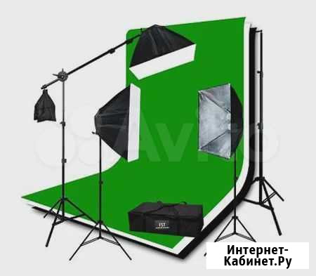 Комплект постоянного света FST Studio kit, люминес Псков - изображение 1