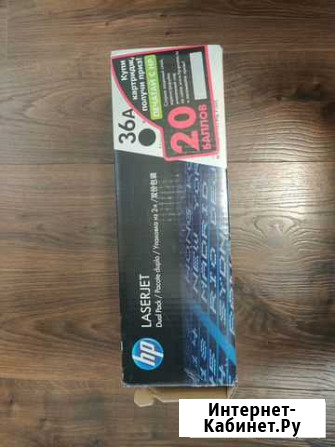 Продам оригинальный картридж HP 36A Иркутск - изображение 1