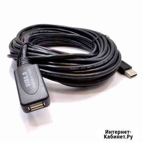 Кабель удлинитель usb 2.0 extension cable 5м Северодвинск
