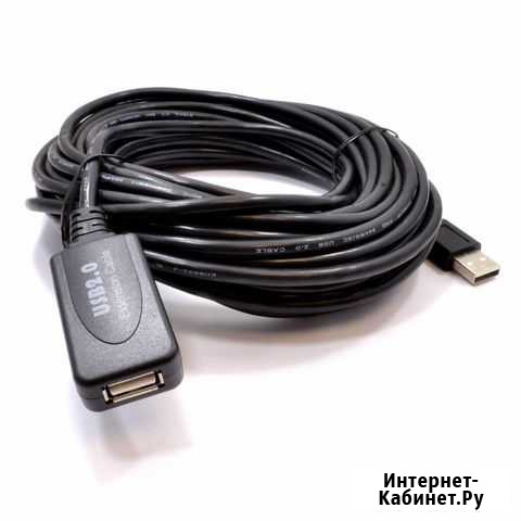 Кабель удлинитель usb 2.0 extension cable 5м Северодвинск - изображение 1