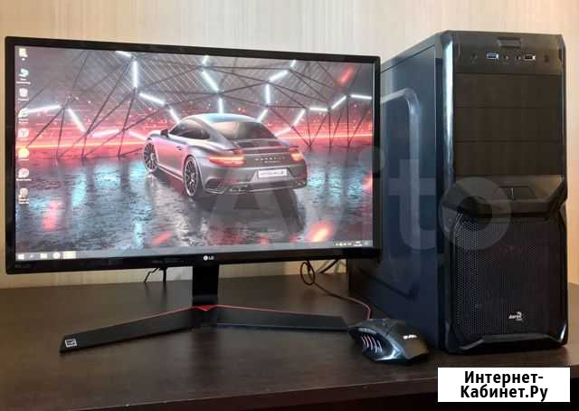 Red and blue intel i5/gtx1050/1tb Челябинск - изображение 1