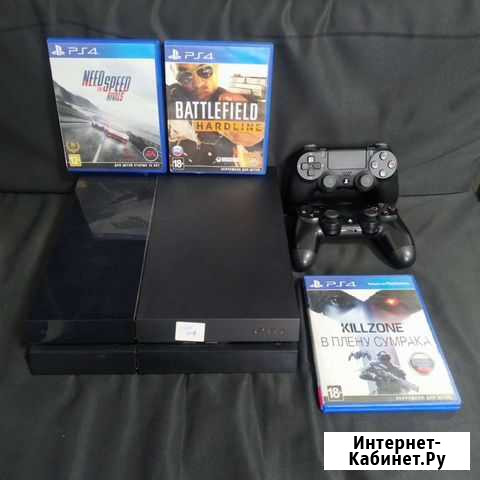 Sony PS4 fat +диски +2 геймпада Новосибирск - изображение 1