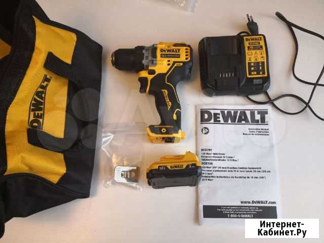 Набор дрель-шуруповерт Dewalt DCD701 12вольт Череповец - изображение 1