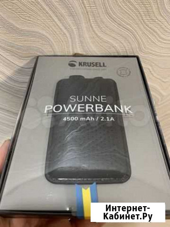 Повербанк Krusell Sunne, black Кострома - изображение 1