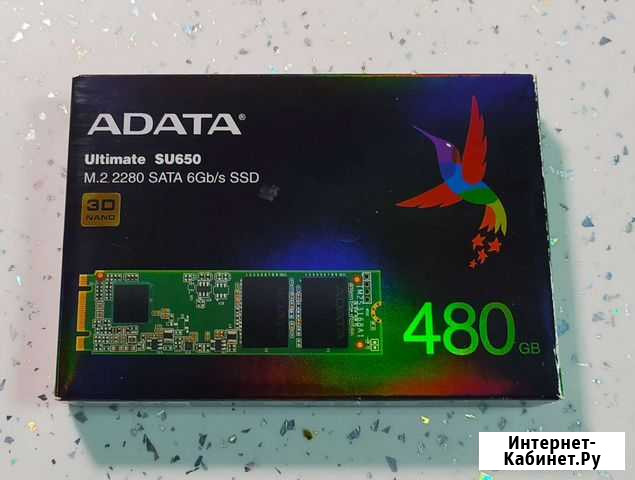 Твердотельный накопитель ssd Adata 480 gb Новый Кемерово - изображение 1
