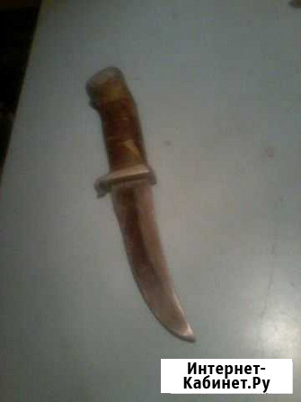 Нож цельный металл лезвие 13,7см Нижний Новгород - изображение 1