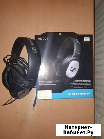 Проводные наушники Sennheiser HD 206 черный Новочебоксарск - изображение 1