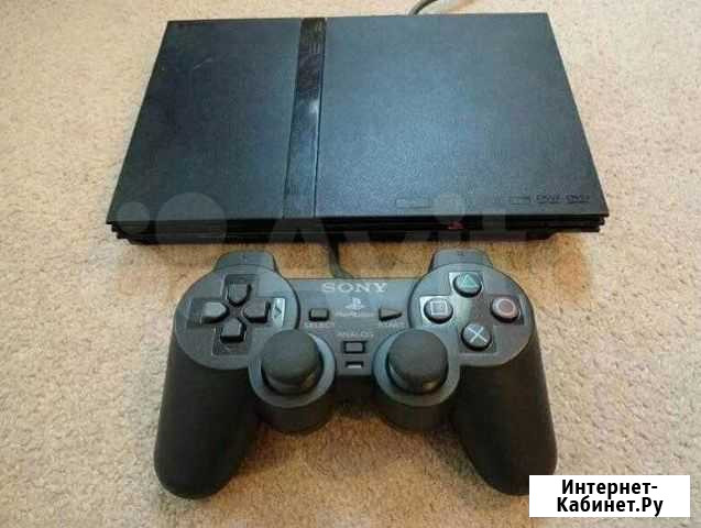 Sony PS2 slim чипованная Белгород - изображение 1