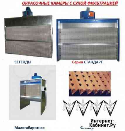 Окрасочная камера С сухим фильтром малогабаритная Мытищи