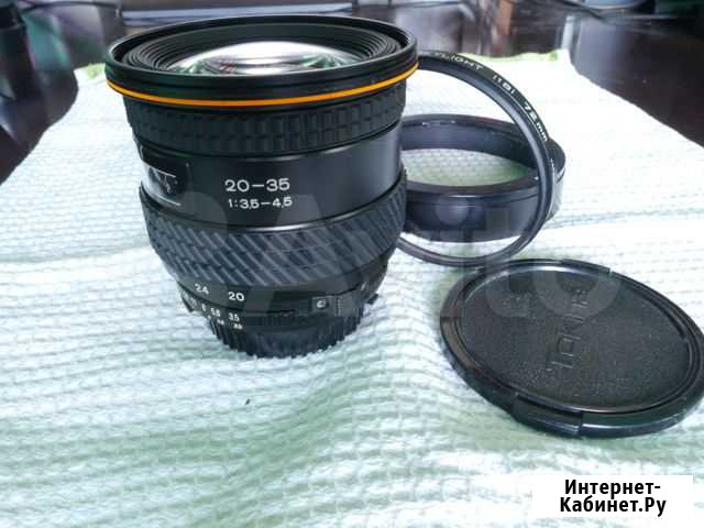 Tokina 20-35 1:3.5-4.5 (Nikon). Металл, обмен Благодарный - изображение 1