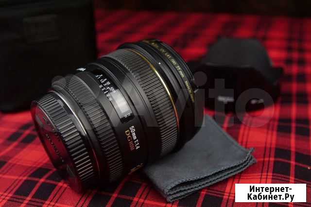 Объектив Sigma AF 50mm f/1.4 EX DG HSM Canon EF Ногинск - изображение 1