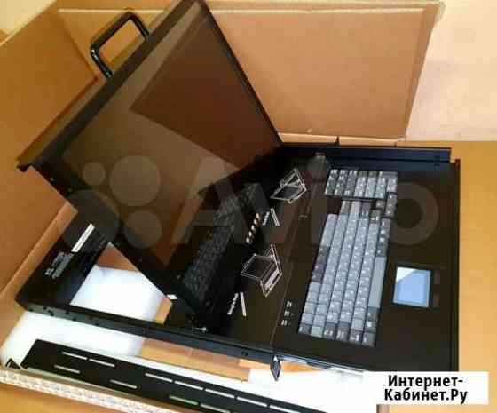 Консоль в серверную стойку 1U AMK-801 19 Black Балашиха