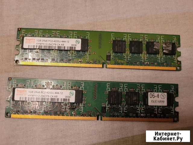 Оперативка 1gb 2шт Великие Луки - изображение 1