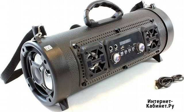 Бумбокс Bluetooth колонка CH-M17, на 2 микрофона Омск - изображение 1