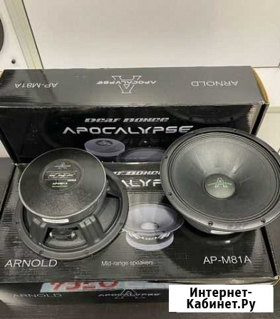 Новая эстрадная акустика 20см Apocalypse AP-M81A Белгород - изображение 1