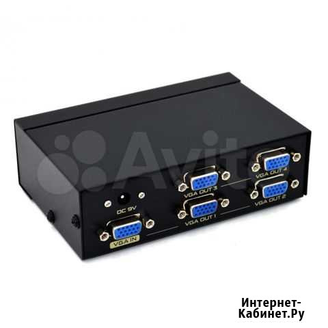 VGA Разветвитель (Splitter) VGA-2504A, 4-ports Челябинск - изображение 1
