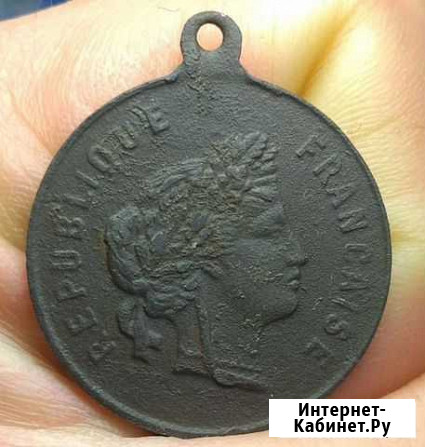 Медаль памятная День взятия Бастилии 1891 года Великий Новгород - изображение 1