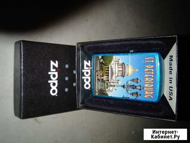 Оригинал Зажигалка бензиновая Zippo Санкт-Петербург - изображение 1