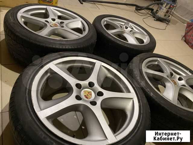 Диски Porsche r20 оригинал разноширокие Омск - изображение 1
