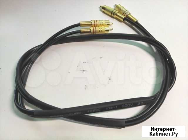 Аудио кабель межблочный 2RCA x 2RCA Ульяновск - изображение 1