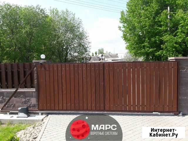 Откатные ворота на сваях Ступино - изображение 1