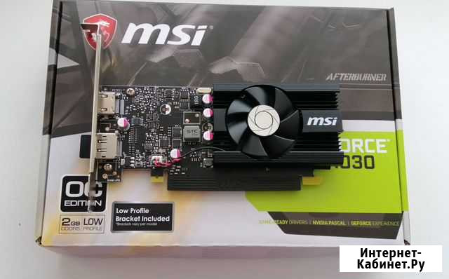 MSI GT 1030 - gddr5/2Gb Омск - изображение 1