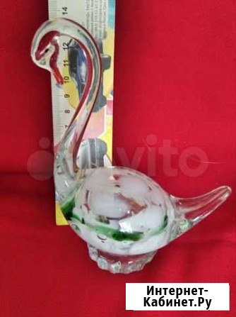 Лебедь, стекло, СССР, красивые Белгород - изображение 1