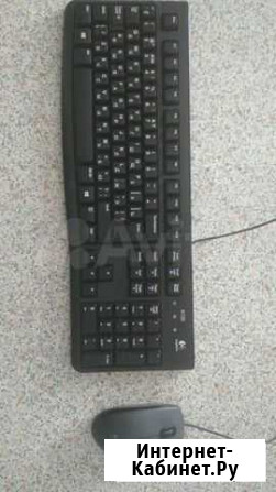 Клавиатура + мышь Logitech. Интерфейсы USB Иркутск - изображение 1
