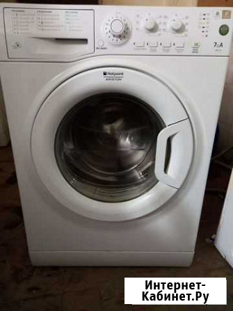 Стиральная машина hotpoint-ariston узкая 7 кг загр Иркутск - изображение 1
