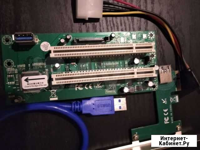 Переходник с pci-e на PCI x2 Ростов-на-Дону - изображение 1